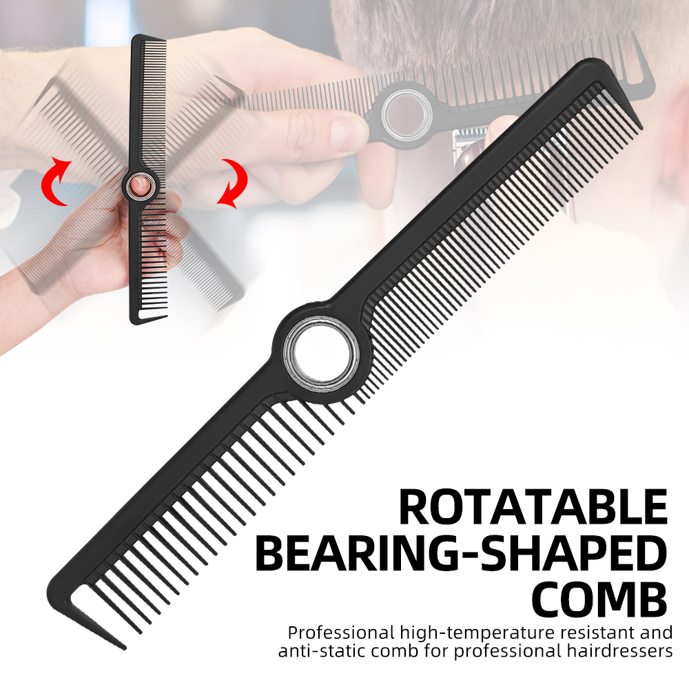 Hairdressing Comb with Rotating Spinner